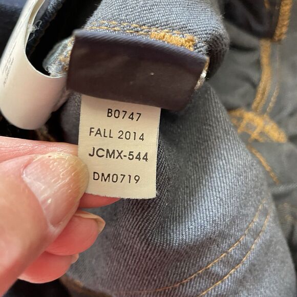 J. Crew Jeans Womens 31 Dark Wash Blue Denim REID Slim Leg Skinny Ankle Mid Rise - Picture 9 of 10